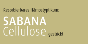 SABANA Cellulose (knitted, gestrickt), 1,3cm x 5,1cm